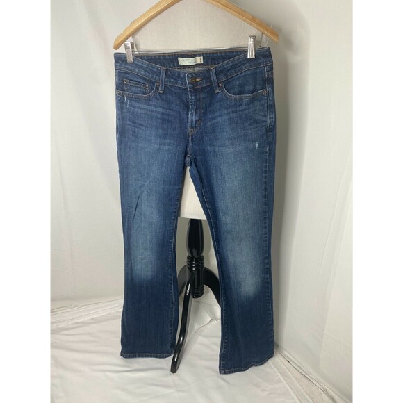 Levi’s Woman’s Jean's Blue Denim 545 Low Boot Cut 5 Pocket Size 10 M x 32 - Picture 2 of 9